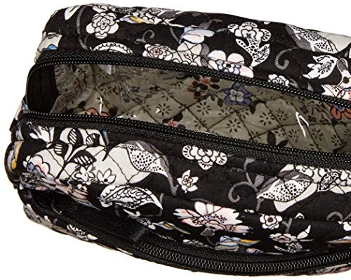 Vera Bradley Women's Cotton Medium Cosmetic Makeup Organizer Bag, Holland Garden, One Size 4 Vera Bradley Women's Cotton Medium Cosmetic Makeup Organizer Bag, Holland Garden, One Size - Image 2