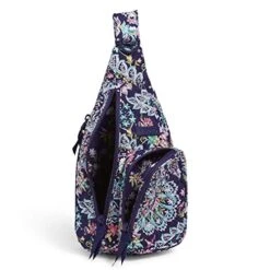 Vera Bradley Women's Signature Cotton Mini Sling Backpack, French Paisley, One Size -Vera Bradley Shop 51zkNqJcATL
