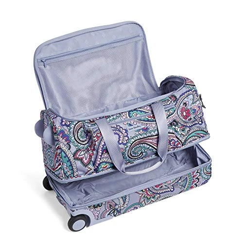 Vera Bradley Women's Duffle Luggage Vera Bradley Women S Lighten Up Foldable Duffel Rolling Suitcase Kona Paisley One Size, Kona Paisley, One Size US 4 Vera Bradley Women's Duffle Luggage Vera Bradley Women S Lighten Up Foldable Duffel Rolling Suitcase Kona Paisley One Size, Kona Paisley, One Size US - Image 2