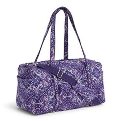 Vera Bradley Women's Cotton Medium Travel Duffel Bag, Regal Rosette, One Size -Vera Bradley Shop 51zrSpffAiL