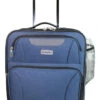 Boardingblue Rolling Personal Item Luggage For Jetblue Sun Country Airlines 16.5" (Navy)