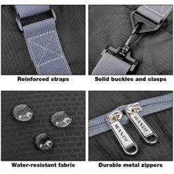 Wandf Foldable Travel Duffel Bag Luggage Sports Gym Water Resistant Nylon, Black 12 Wandf Foldable Travel Duffel Bag Luggage Sports Gym Water Resistant Nylon, Black -Vera Bradley Shop 613rh3lnkEL