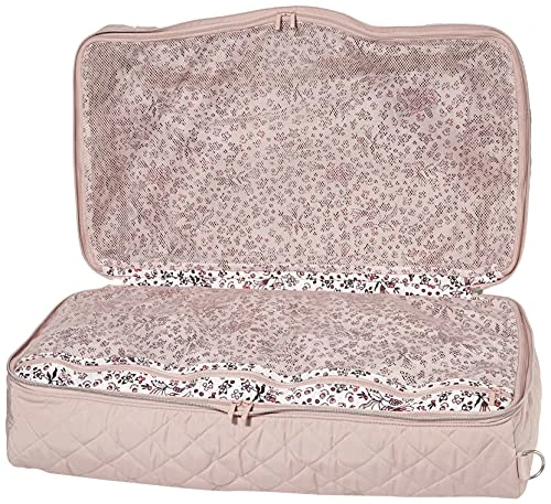 Vera Bradley Performance Twill Lay Flat Travel Duffle Bag, Dover Mauve 5 Vera Bradley Performance Twill Lay Flat Travel Duffle Bag, Dover Mauve - Image 3