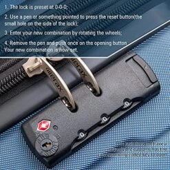 Expandable ABS Durable Suitcase 3 Piece Luggage Sets Lightweight With Double Wheels TSA Lock Spinner, Unisex Adults Teens Home Outddor Carry On Luggage (Blue 20/24/28 Inch) -Vera Bradley Shop 61E7eZYkMbS