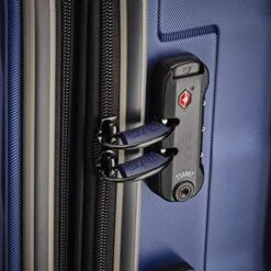 American Tourister Arrow Expandable Hardside Luggage, Navy, Checked-Medium 24-Inch -Vera Bradley Shop 61EouUi mhL