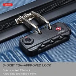 Verdi Luggage Set 3 Piece - Lightweight With USB Port Hardside Carry On Suitcase - Includes Expandable 20 Inch Carry On, 24In/TSA-Approved Lock 28In Checked Bag With 8-Wheel Rolling Spinner 10 Verdi Luggage Set 3 Piece - Lightweight With USB Port Hardside Carry On Suitcase - Includes Expandable 20 Inch Carry On, 24In/TSA-Approved Lock 28In Checked Bag With 8-Wheel Rolling Spinner -Vera Bradley Shop 61G3IUvcyzL