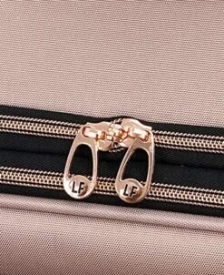 LONDON FOG Bromley Softside Expandable Spinner Luggage, Rose Gold, Checked-Medium 24-Inch -Vera Bradley Shop 61G7sWIpsWL
