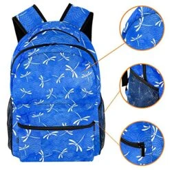 LORVIES Japanese Sashiko Pattern And Dragonflies Daily Bags Backpacks Sports Travel Shoulder Bags 12 LORVIES Japanese Sashiko Pattern And Dragonflies Daily Bags Backpacks Sports Travel Shoulder Bags -Vera Bradley Shop 61JAv84mFhL