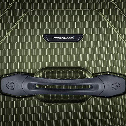 Traveler's Choice Maxporter II 30" Hardside Spinner Trunk Luggage, Dark Green 8 Traveler's Choice Maxporter II 30" Hardside Spinner Trunk Luggage, Dark Green - Image 6