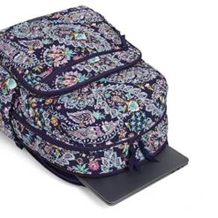 Vera Bradley Women's Signature Cotton Campus Backpack, French Paisley, One Size 15 Vera Bradley Women's Signature Cotton Campus Backpack, French Paisley, One Size -Vera Bradley Shop 61KRM3lf2xL