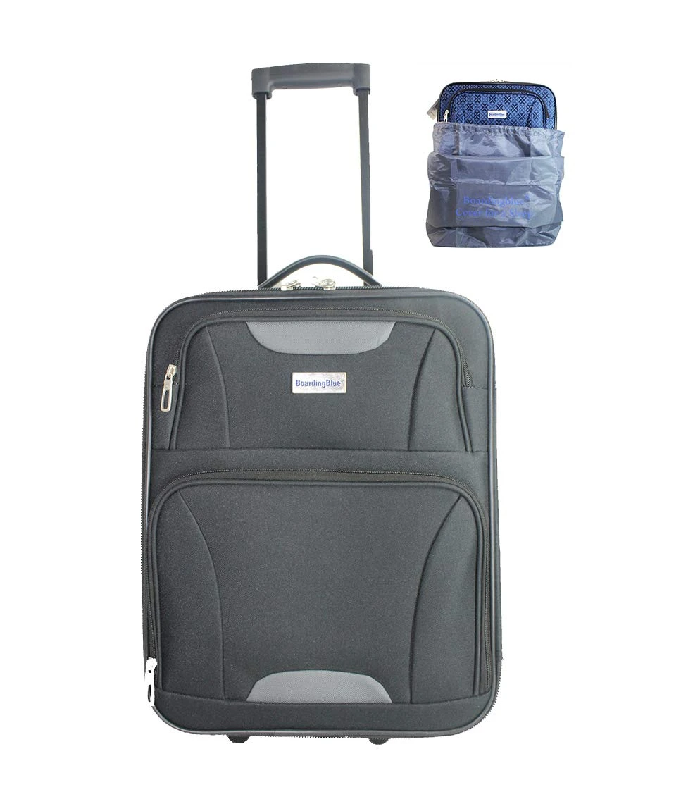 Boardinglbue Rolling Personal Item 18" Under Seat Basic Luggage American Spirit Frontier (BK) Bonus 3 Boardinglbue Rolling Personal Item 18" Under Seat Basic Luggage American Spirit Frontier (BK) Bonus