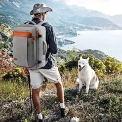 LOVEVOOK Carry On Backpack, 40L Travel Backpack For Women Men Airline Approved, Expandable Large Suitcase Backpacks With 4 Packing Cubes, Aer Travel Pack 3, Water Resistant Weekender Bag -Vera Bradley Shop 61S9X 45zpL