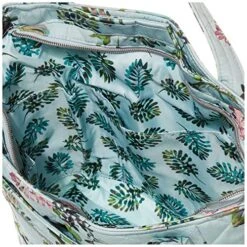 Vera Bradley Performance Twill Small Vera Tote Bag, Seawater Blooms -Vera Bradley Shop 61SY8HAunML
