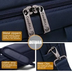 CoolBELL 17.3 Inch Laptop Messenger Bag Multi-Functional Briefcase Multi-Compartment Handbag -Vera Bradley Shop 61SjNNds2EL