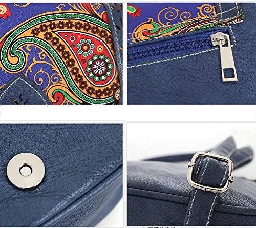 Bibitime Hollow Flower Design Ethnic & Leopard Cross Body Bags Phone Change Bag Handbag Messenger 8 Bibitime Hollow Flower Design Ethnic & Leopard Cross Body Bags Phone Change Bag Handbag Messenger - Image 6