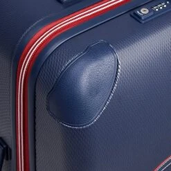 DELSEY Paris Chatelet Hardside 2.0 Luggage With Spinner Wheels, Navy, Checked-26 Inch Trunk, No Brake -Vera Bradley Shop 61T2 Mi1zHL