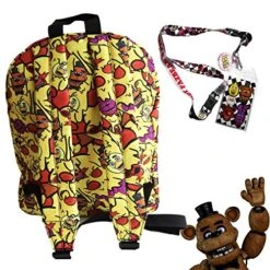 Bioworld Fnaf Five Nights At Freddy'S School Backpack Luggage Bag With Lanyard (Fnaf Cheese Melt) 11 Bioworld Fnaf Five Nights At Freddy'S School Backpack Luggage Bag With Lanyard (Fnaf Cheese Melt) -Vera Bradley Shop 61TGGuulhxL