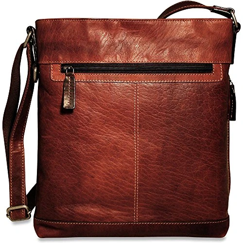 Jack Georges Mens Voyager Crossbody Bag In Brown 3 Jack Georges Mens Voyager Crossbody Bag In Brown