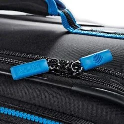 American Tourister Eclipse Softside Spinner Luggage (Black/Blue, 20 Inch) -Vera Bradley Shop 61WzLP 8F L