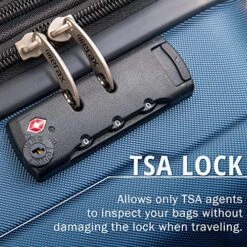 Merax Luggage Set With TSA Lock, All Expandable 3 Piece Hardshell Lightweight Suitcase Set 20inch 24inch 28inch (Blue) 16 Merax Luggage Set With TSA Lock, All Expandable 3 Piece Hardshell Lightweight Suitcase Set 20inch 24inch 28inch (Blue) -Vera Bradley Shop 61YupVaUs3L