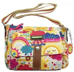 Lily Bloom Cristina Crossbody Bag (SPRING SHOWERS): Handbags