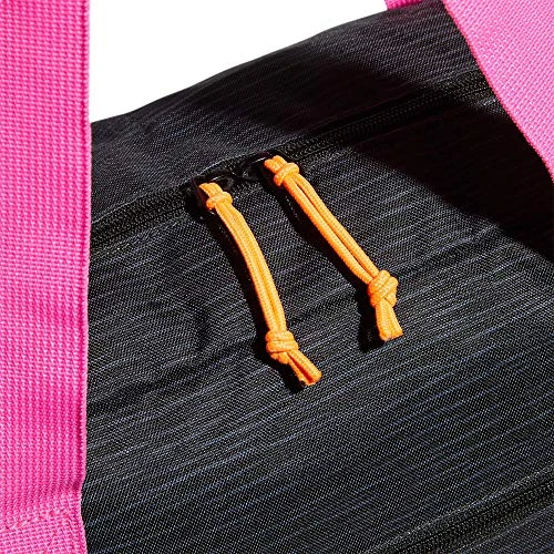 Adidas Graphic Duffel Bag, Canvas Black/Screaming Orange/Screaming Pink, One Size 4 Adidas Graphic Duffel Bag, Canvas Black/Screaming Orange/Screaming Pink, One Size - Image 2