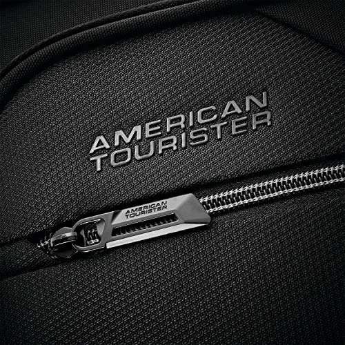 American Tourister Zoom Turbo Softside Expandable Spinner Wheel Luggage, Black, Checked-Large 28-Inch 5 American Tourister Zoom Turbo Softside Expandable Spinner Wheel Luggage, Black, Checked-Large 28-Inch - Image 3