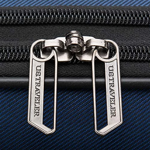 U.S. Traveler Aviron Bay Expandable Softside Luggage With Spinner Wheels, Navy, 2-Piece Set 4 U.S. Traveler Aviron Bay Expandable Softside Luggage With Spinner Wheels, Navy, 2-Piece Set - Image 2
