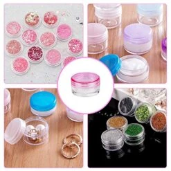 Accmor 100 Pieces 3g Empty Sample Containers With Pink Lids Cosmetic Jars With 5 Pieces Mini Spatulas -Vera Bradley Shop 61fqERGzFLL