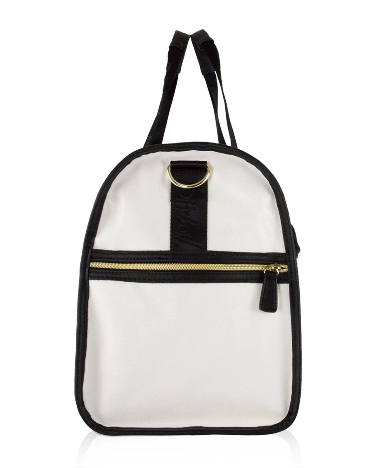 Betsey Johnson Chevron Carry On Weekender Travel Duffel Bag - Black White 6 Betsey Johnson Chevron Carry On Weekender Travel Duffel Bag - Black White - Image 4