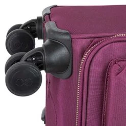 Cloe Carry-On 20 Inch Luggage With 360º-spinner Wheels In Burgundy Red Color -Vera Bradley Shop 61hPmEhcYYL