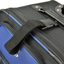 U.S. Traveler New Yorker Lightweight Softside Expandable Travel Rolling Luggage Set, Blue, 4-Piece (15/21/25/29) -Vera Bradley Shop 61lWufW10OL