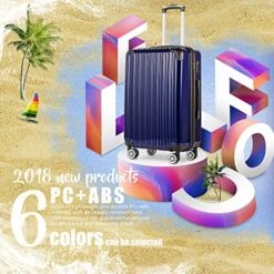 Coolife Luggage Expandable(only 28") Suitcase PC+ABS Spinner 20in 24in 28in Carry On (navy New, L(28in)) -Vera Bradley Shop 61liKqNutYL 0404c506 bf30 407e ac4a 05cb2d761b9d