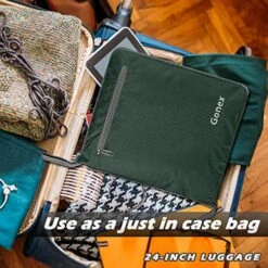 Gonex 100L Foldable Travel Duffel Bag For Luggage Gym Sports, Lightweight Travel Bag With Big Capacity, Water Repellent (Dark Green) -Vera Bradley Shop 61mUENhcSGL