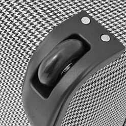 London Fog Cambridge Ultra-Lightweight 15inch 2-Wheel Under The Seat Bag, Black/White Houndstooth -Vera Bradley Shop 61oCPU9Q0zL