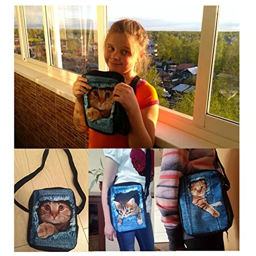 Freewander Crossbody Shoulder Bag Personalized Vivid Animal Printed Mini Handbag 10 Freewander Crossbody Shoulder Bag Personalized Vivid Animal Printed Mini Handbag - Image 8