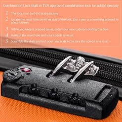 Expandable 3 Piece Luggage Sets Hardside Durable Suitcase With Spinner Wheels TSA Lock, 3 Pcs Carry On Case Travel Home Outdoor School Lightweight Trolley Case ( 20" 24" 28" Orange) 14 Expandable 3 Piece Luggage Sets Hardside Durable Suitcase With Spinner Wheels TSA Lock, 3 Pcs Carry On Case Travel Home Outdoor School Lightweight Trolley Case ( 20" 24" 28" Orange) -Vera Bradley Shop 61smuXkRYuS