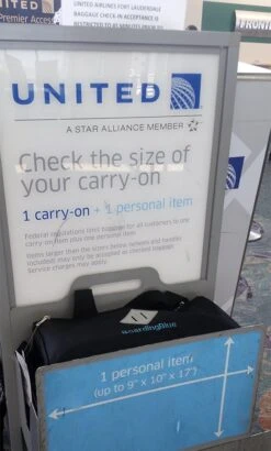 BoardingBlue United And American Airlines Free Personal Item Under Seat -Vera Bradley Shop 61tAE8LpPqL
