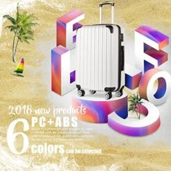 Coolife Luggage Expandable(only 28") Suitcase PC+ABS Spinner 20in 24in 28in Carry On (white Grid New, L(28in)) 15 Coolife Luggage Expandable(only 28") Suitcase PC+ABS Spinner 20in 24in 28in Carry On (white Grid New, L(28in)) -Vera Bradley Shop 61tXGdXN6lL 4d420d9b 813f 4a6c 92cb ca291cf2116d
