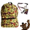 Bioworld Fnaf Five Nights At Freddy'S School Backpack Luggage Bag With Lanyard (Fnaf Cheese Melt) 1 Bioworld Fnaf Five Nights At Freddy'S School Backpack Luggage Bag With Lanyard (Fnaf Cheese Melt) -Vera Bradley Shop 61uUni03qKL