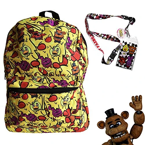 Bioworld Fnaf Five Nights At Freddy'S School Backpack Luggage Bag With Lanyard (Fnaf Cheese Melt) 3 Bioworld Fnaf Five Nights At Freddy'S School Backpack Luggage Bag With Lanyard (Fnaf Cheese Melt)
