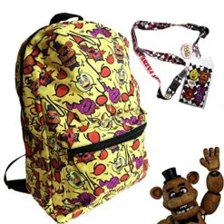 Bioworld Fnaf Five Nights At Freddy'S School Backpack Luggage Bag With Lanyard (Fnaf Cheese Melt) 12 Bioworld Fnaf Five Nights At Freddy'S School Backpack Luggage Bag With Lanyard (Fnaf Cheese Melt) -Vera Bradley Shop 61vEmbrFgXL