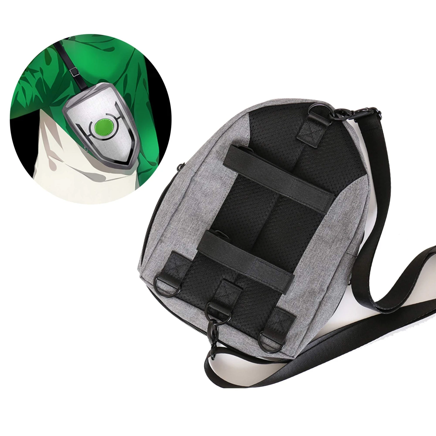 JAPANSCHOICE Sheild Bag Of Naofumi Iwatani - Sports Travel Backpack Laptop Bags Shoulder Sling Bag Crossbody Purse - The Rising Of Shield Hero (Sheild) 8 JAPANSCHOICE Sheild Bag Of Naofumi Iwatani - Sports Travel Backpack Laptop Bags Shoulder Sling Bag Crossbody Purse - The Rising Of Shield Hero (Sheild) - Image 6