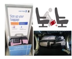 17" Rolling Personal Item Under Seat Duffel For United Airlines (BLACK) -Vera Bradley Shop 718kpcbzjaL