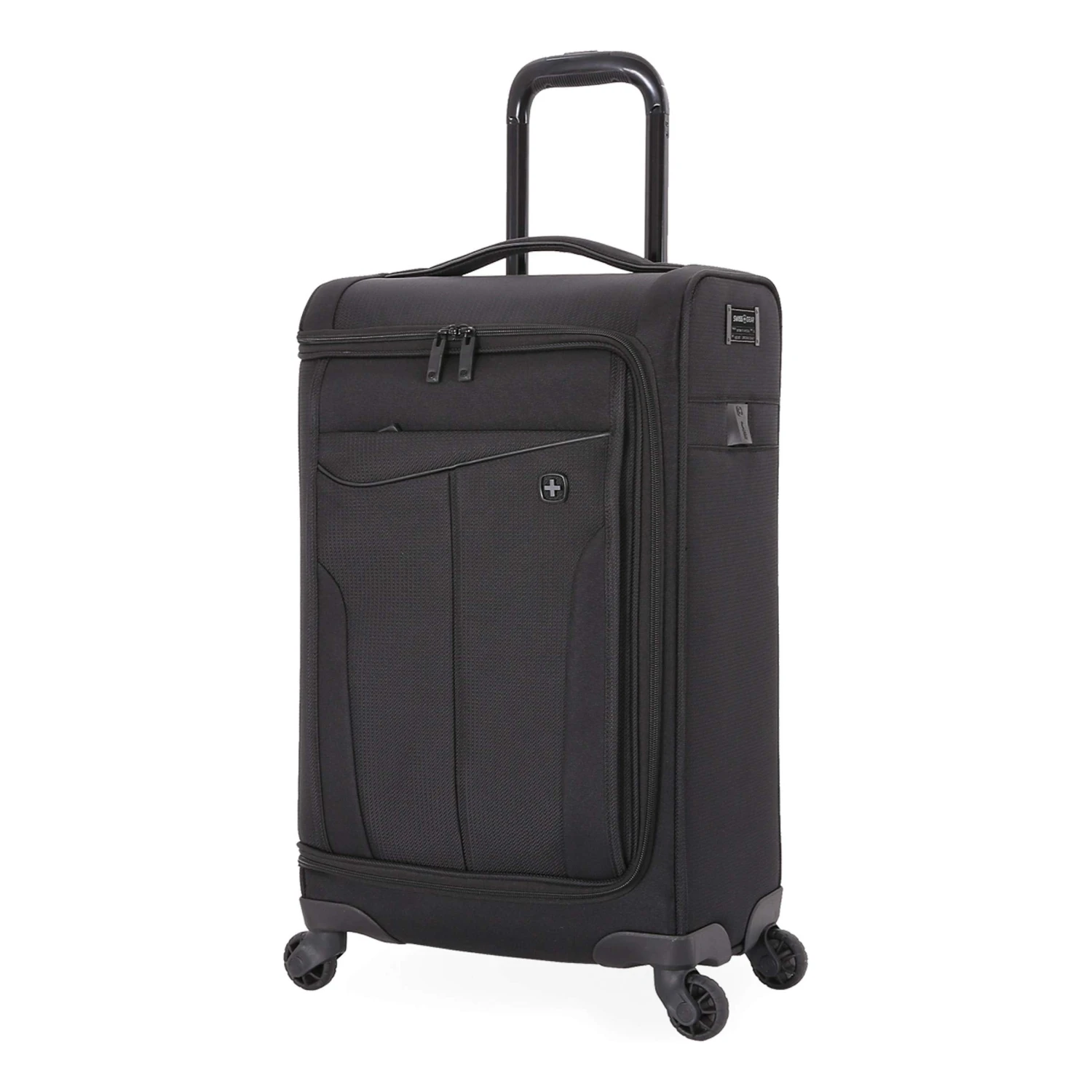 SWISSGEAR Getaway Expandable Carry-On USB Spinner With Garment Bag | Built-in Powerbank-Ready USB Port | Charge-Capable Smart Luggage - Men's And Women's - Black 3 SWISSGEAR Getaway Expandable Carry-On USB Spinner With Garment Bag | Built-in Powerbank-Ready USB Port | Charge-Capable Smart Luggage - Men's And Women's - Black