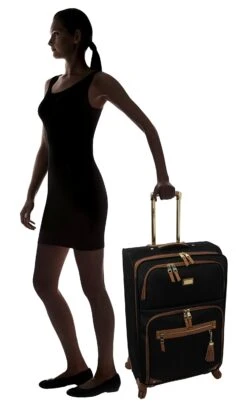 Steve Madden Luggage 3 Piece Softside Spinner Suitcase Set Collection (20"/28"/Under Seat Bag) (Harlo Black) 13 Steve Madden Luggage 3 Piece Softside Spinner Suitcase Set Collection (20"/28"/Under Seat Bag) (Harlo Black) -Vera Bradley Shop 71BrXMNFwFL