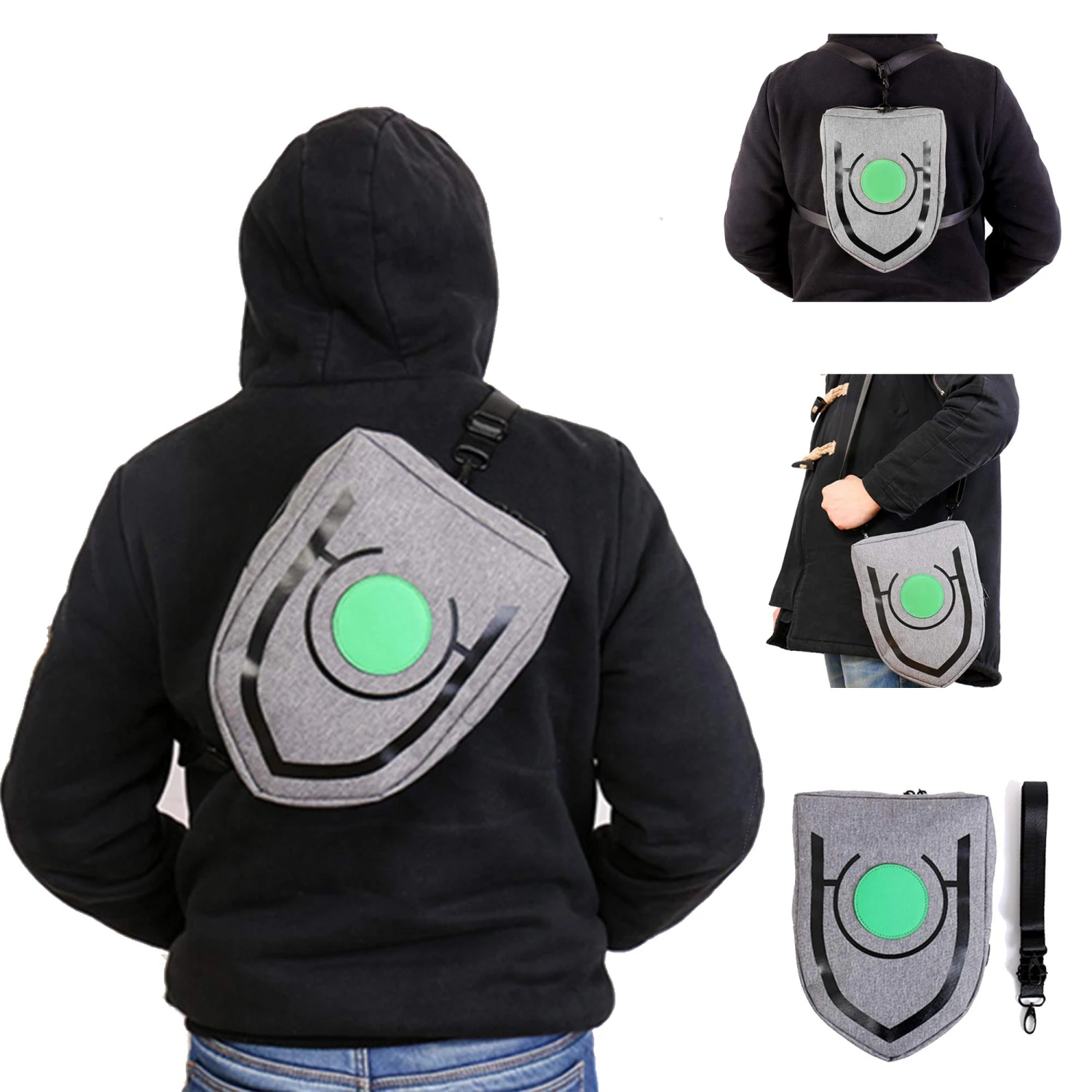 JAPANSCHOICE Sheild Bag Of Naofumi Iwatani - Sports Travel Backpack Laptop Bags Shoulder Sling Bag Crossbody Purse - The Rising Of Shield Hero (Sheild) 5 JAPANSCHOICE Sheild Bag Of Naofumi Iwatani - Sports Travel Backpack Laptop Bags Shoulder Sling Bag Crossbody Purse - The Rising Of Shield Hero (Sheild) - Image 3