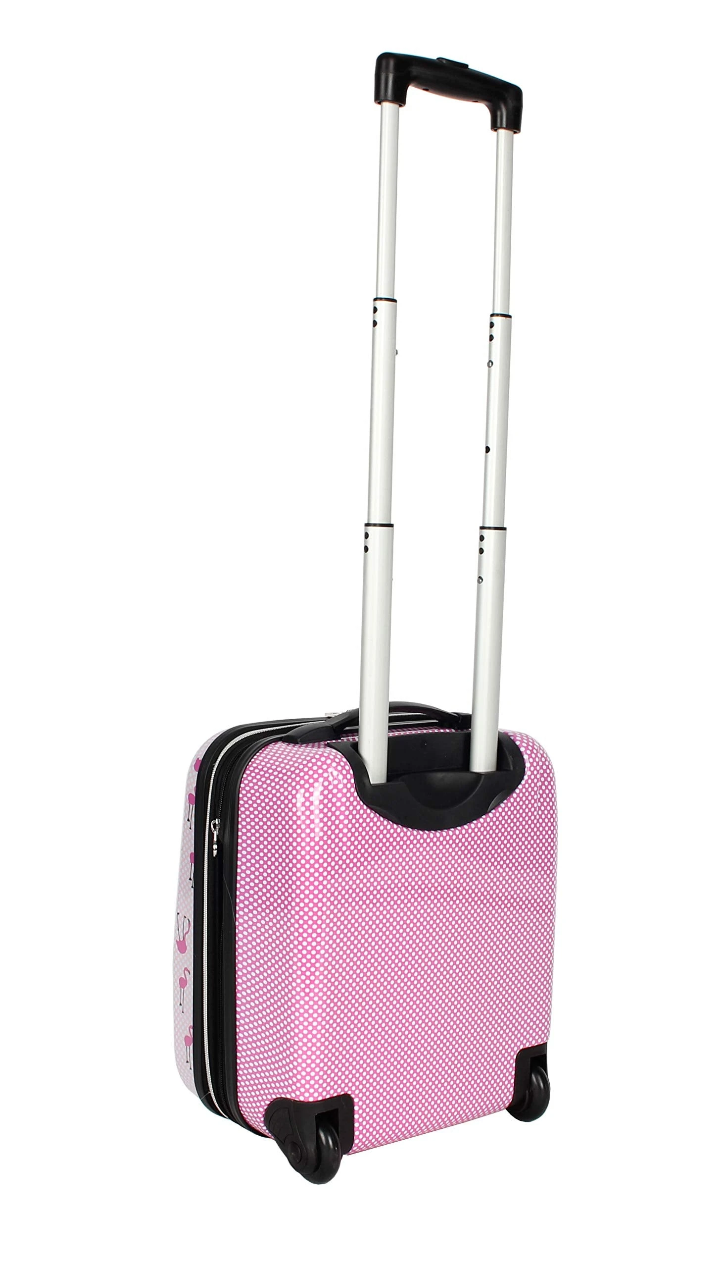 Betsey Johnson 4 Pieces Luggage Set - ABS+PC Hardside Lightweight Durable Rolling Suitcase With Spinner Wheels - Set Includes; 15", 20", 26", 30" 4 Betsey Johnson 4 Pieces Luggage Set - ABS+PC Hardside Lightweight Durable Rolling Suitcase With Spinner Wheels - Set Includes; 15", 20", 26", 30" - Image 2