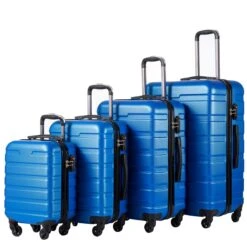 COOLIFE Luggage 3 Piece Set Suitcase Spinner Hardshell Lightweight TSA Lock (Family Set-blue1) 15 COOLIFE Luggage 3 Piece Set Suitcase Spinner Hardshell Lightweight TSA Lock (Family Set-blue1) -Vera Bradley Shop 71QFr3tkLoL