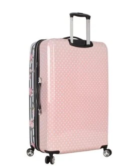 Betsey Johnson 30 Inch Checked Luggage Collection - Expandable Scratch Resistant (ABS + PC) Hardside Suitcase - Designer Lightweight Bag With 8-Rolling Spinner Wheels (Stripe Roses) 14 Betsey Johnson 30 Inch Checked Luggage Collection - Expandable Scratch Resistant (ABS + PC) Hardside Suitcase - Designer Lightweight Bag With 8-Rolling Spinner Wheels (Stripe Roses) -Vera Bradley Shop 71hqZNTpMgL